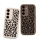 Hoesje voor Samsung Galaxy S24 FE met een luipaardprint Siliconen hoes voor mobiel Telefoonhoesje Samsung S24 FE Achterkant Bescherming 25