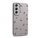 Hoesje voor Samsung Galaxy S24 FE met kersenmotief Siliconen hoes met camera bescherming Beschermhoes voor mobiele telefoon Samsung S24 FE 21
