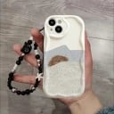 Hoesje voor Samsung Galaxy S24 met een motief van zwarte katten Polsbandje Silikon en acryl Telefoonhoesje met katten 9