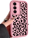 Hoesje voor Samsung Galaxy S24 Ultra met een luipaardpatroon Siliconen telefoonhoesje Hoes voor Samsung S24 Ultra Camera bescherming 16