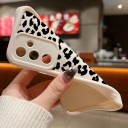 Hoesje voor Samsung Galaxy S24 Ultra met een luipaardpatroon Siliconen telefoonhoesje Hoes voor Samsung S24 Ultra Camera bescherming 21