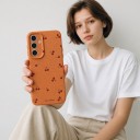 Hoesje voor Samsung Galaxy S26 met kersenmotief Siliconen hoes met camera bescherming Beschermhoes voor mobiel Samsung S26 Voor elke dag 12