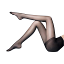 Hoge elastische panty&#39;s Transparante ultradunne panty&#39;s Geribbelde taille Afslankend effect Rekbare comfortabele panty&#39;s 2