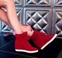 Hoge suède sneakers voor dames J1188 5