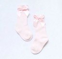 Hohe Mädchensocken mit Schleife J891 4