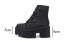 Hohe Plateau-Stiefeletten für Damen J1100 6