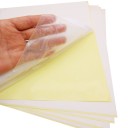 Hojas adhesivas A4 de doble cara, hojas transparentes de fuerte adhesión, 10 unidades, papel adhesivo transparente para fabricación de tarjetas y álbumes de fotos 2