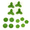Hojas artificiales decorativas 100 uds. 2