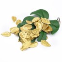 Hojas decorativas doradas 100 uds. 2