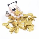 Hojas decorativas doradas 100 uds. 5