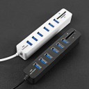 Højhastigheds USB HUB 2 i 1 SD-kortlæser J1641 1