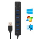 Højhastigheds USB HUB 2 i 1 SD-kortlæser J1641 3