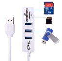 Højhastigheds USB HUB 2 i 1 SD-kortlæser J1641 5