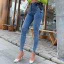Højtaljede jeans til kvinder 2