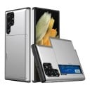 Holdbart cover med kortlomme til Samsung Galaxy A55 To-delt konstruktion Skydelåg til lommen på bagsiden Højere kanter omkring skærm 7