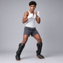 Holenningsbeskyttere med dæk til vrist Muay Thai størrelse L Højde 165–190 cm Forstærket udførelse Til voksne Boks 8