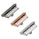 Holicí fej 4,7 x 1,9 cm M5 0,4 cm Roller Dvojosztott fél penge Univerzális pótfej bőr tokban 2