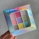 Holografické Perleťové Nehtové Prášky 9 Barev Gradient Prášek pro Manikúru Nail Art 3