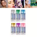 Holografické trblietky v tyčinke 8,4 x 3,5 cm Trblietavá tyčinka na tvár telo aj vlasy Rozjasňujúci holografický lesk make-up 3