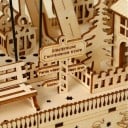 Holz-Riesenrad 24 × 14 × 28,8 cm 3D Puzzle mechanisches Modell Bausatz mit beweglichen Teilen Kreative Dekoration und Geschenk für Erwachsene 3