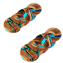 Holzuntersetzer Set 12 Stück Vintage Design Holzzeichnung Runde Untersetzer ca. 10 × 10 cm Dekorative Unterlagen für Tassen und Gläser 2