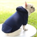 Hondenwinterhoodie 3,0 - 4,2 kg Warme kleding voor kleine honden Warme fleece hoodie Bescherming tegen de kou Comfortabele winterjas 3