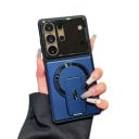 Hoofdzak voor Samsung Galaxy S24 Ultra met uitschuifbare standaard Volledige bescherming van de lens Polycarbonaat en TPU Draadloos 7