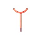 Hoogfrequente Y-elektrode voor roodlichttherapie Vervangende glaselektrode voor 4-in-1 hoogfrequent apparaat Neon Wand Huidverjonging 1