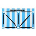 Hopfällbar fotbollsträningsmatta 60 x 90 cm Stark halkfri och slitstark yta för att öva teknik och stabilitet under träning 4
