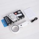 Hopfällbar handhållen förstoringslampa med ljus 5x och 11x förstoring 75 x 19 mm LED-belysning skrivbordsläsningsförstoringslampa USB-ström 6