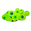 Hoppende bold, der lyser i mørket. Øjeæble som en hinke. Gummi-uhyggelig bold. Halloween-dekoration. Kunstig øjeæble. Halloween-festdekoration 3 cm. 20 stk. 2