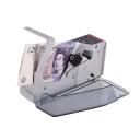 Hordozható bankjegyszámláló LED kijelzővel 600 bankjegy/perc Kompakt papírbankjegyszámláló táskával és adapterrel 1