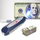 Hordozható bankjegyvizsgáló UV-fénnyel és riasztóval 8,5x2,5x2 cm Valuta-, útlevél-, hitelkártya- és hitelesség-ellenőrző 2