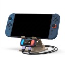 Hordozható USB-C dokkoló állomás Nintendo Switch 2-höz 4K 60 Hz HDMI kimenettel és 60 W PD töltéssel fekete színben a tévéhez való csatlakozáshoz 3