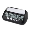 Horloge d'échecs numérique 14 x 4,5 x 8,8 cm Horloge électronique pour échecs avec écran Chronomètre d'échecs en plastique pour tournois 2