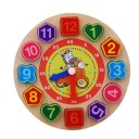 Horloge éducative en bois A1381 1