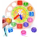 Horloge en bois J627 4