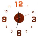 Horloge murale autocollante 15
