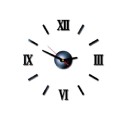 Horloge murale autocollante 25
