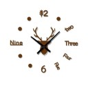 Horloge murale autocollante 32