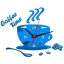 Horloge murale autocollante 37