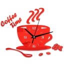 Horloge murale autocollante 40