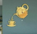 Horloge murale autocollante 42