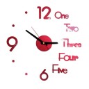 Horloge murale autocollante 7