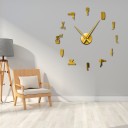 Horloge murale autocollante G1734 4