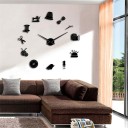 Horloge murale autocollante G2005 6