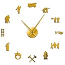 Horloge murale autocollante G2075 6