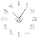 Horloge murale autocollante G2075 5