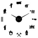 Horloge murale autocollante G2075 2