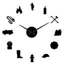 Horloge murale autocollante G2075 1